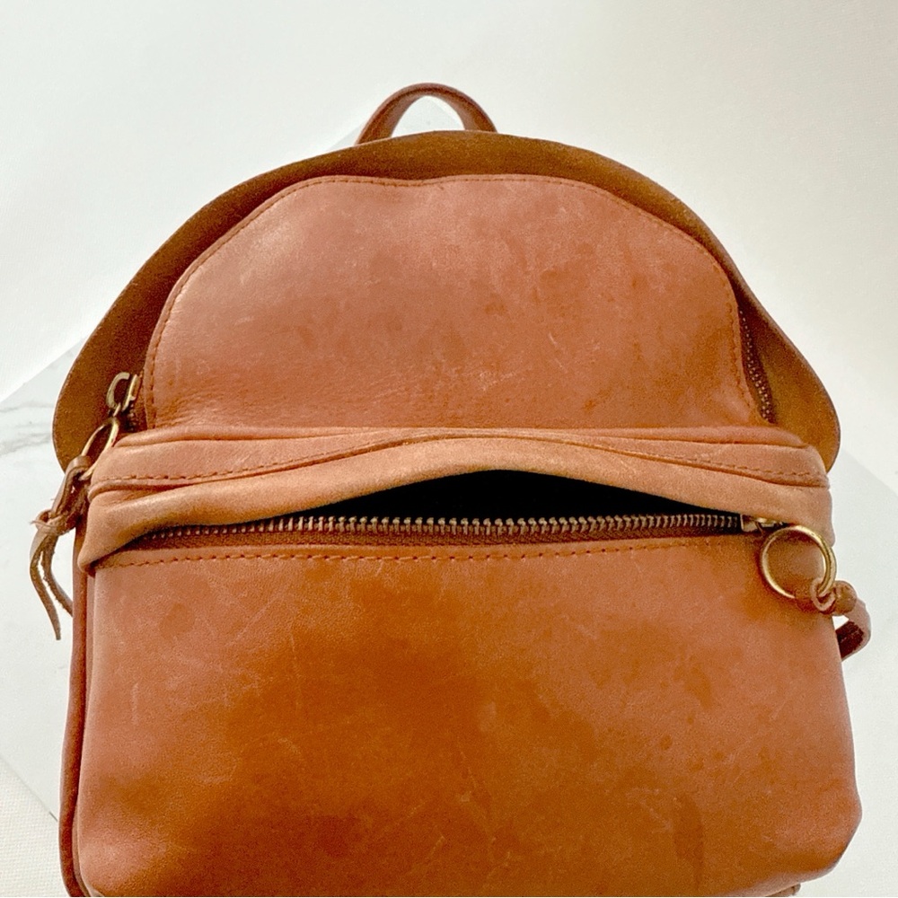 Madewell The Lorimer Mini Backpack Leather Travel… - image 7
